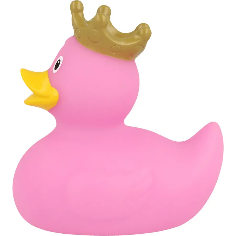 Badeand Med Krone Rosa 