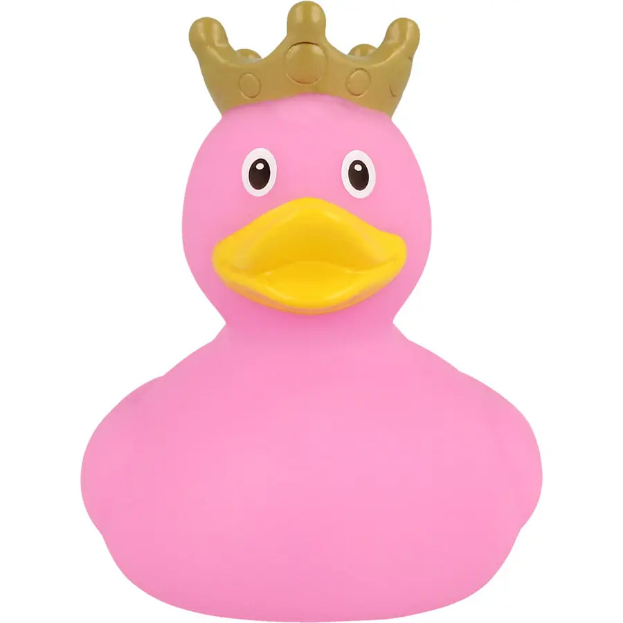 Badeand Med Krone Rosa 