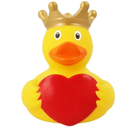 Badeand med Hjerte 