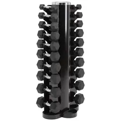 Master Fitness Manualstativ til 10 par Hexagon 1-10 kg | Hantelstativ