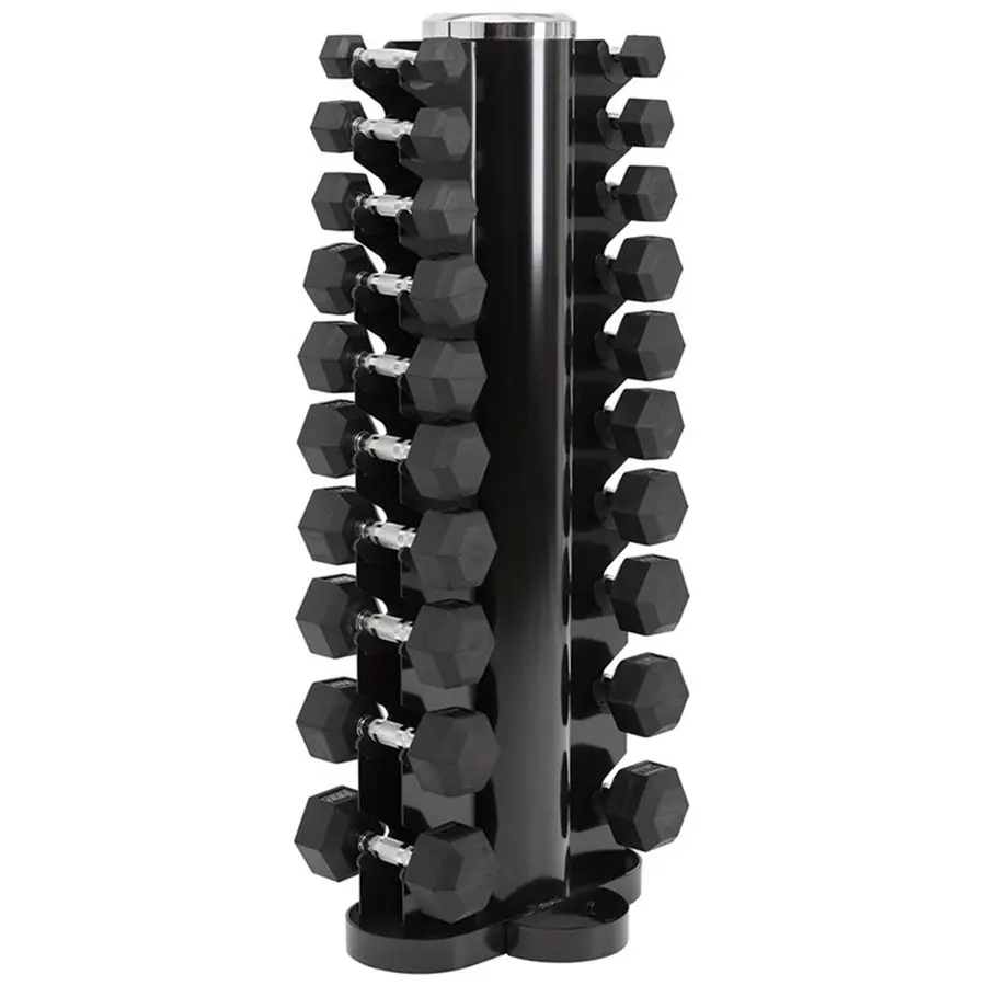 Master Fitness Manualstativ til 10 par Hexagon 1-10 kg | Hantelstativ 