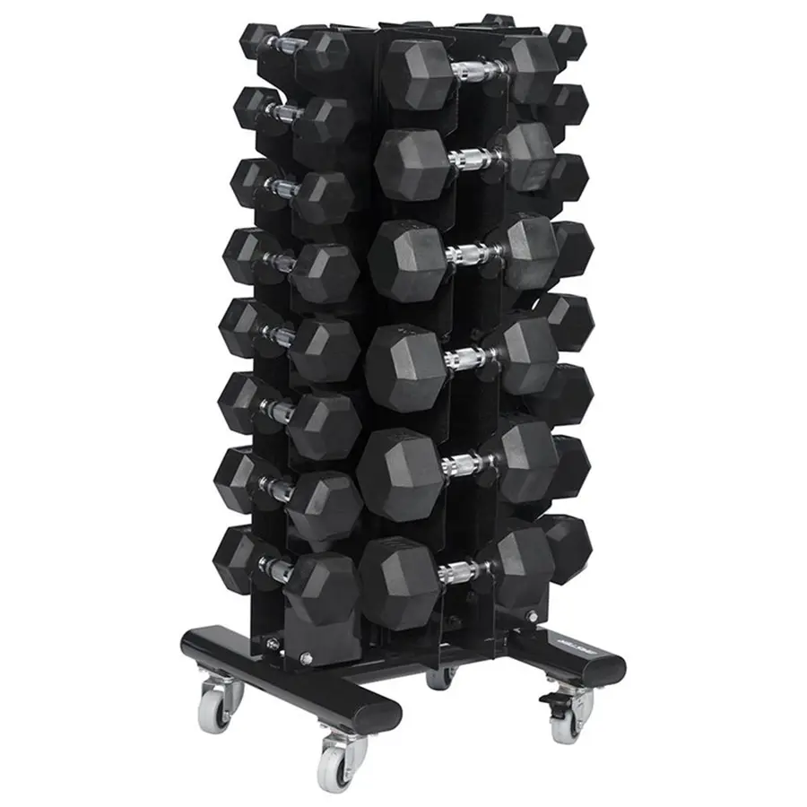 Master Fitness Manualstativ til 14 par Hexagon 1-20 kg | Hantelstativ 