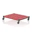 Transportvogn våtrom 1m | Rød 100 x 82 x 21 cm 