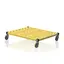 Transportvogn våtrom 1m | Gul 100 x 82 x 21 cm 