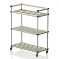 Oppbevaringshylle med kroker | Beige 177 x 138 x 60 cm