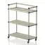 Oppbevaringshylle med kroker | Beige 177 x 138 x 60 cm 