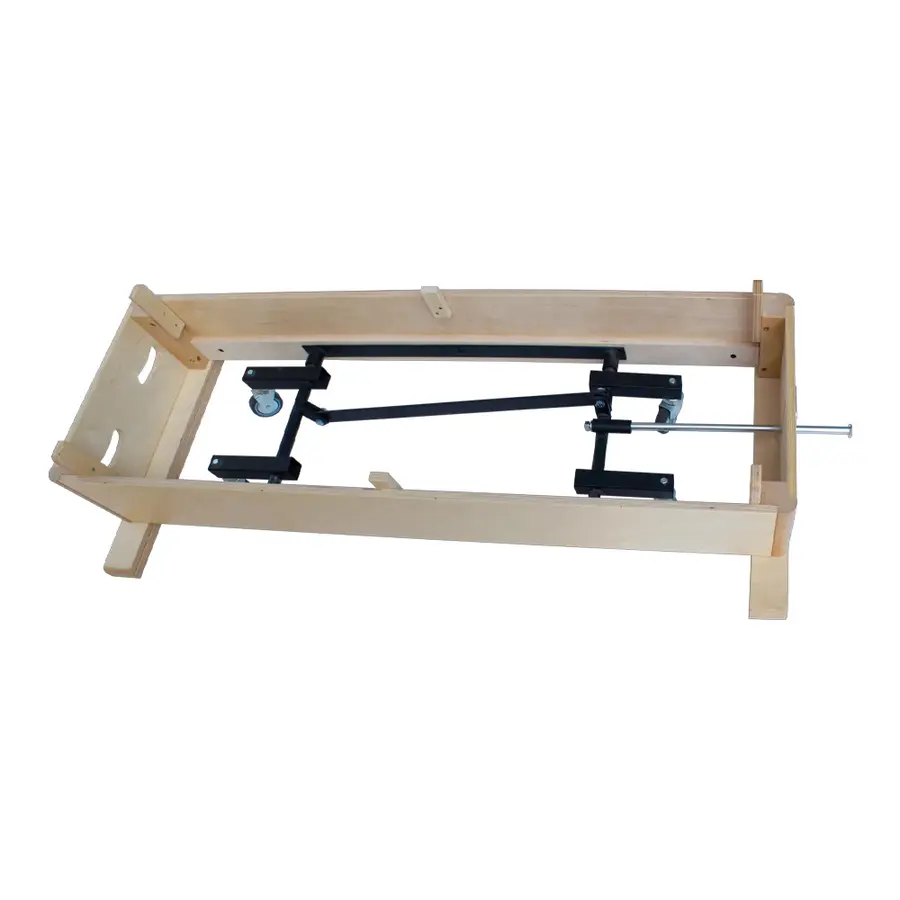 Sprangkasse 6 delt 150x50x110 cm | Med hjul 