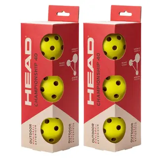 Pickleball Head Championship 40 6 stk. | Fritid