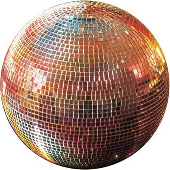 Speilball uten farger 20 cmD Motor ikke inkludert 