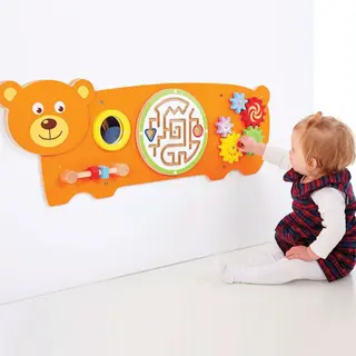 Veggpanel Bjørn Aktivitetsvegg 1 element | 91cm x 32cm  x 5cm