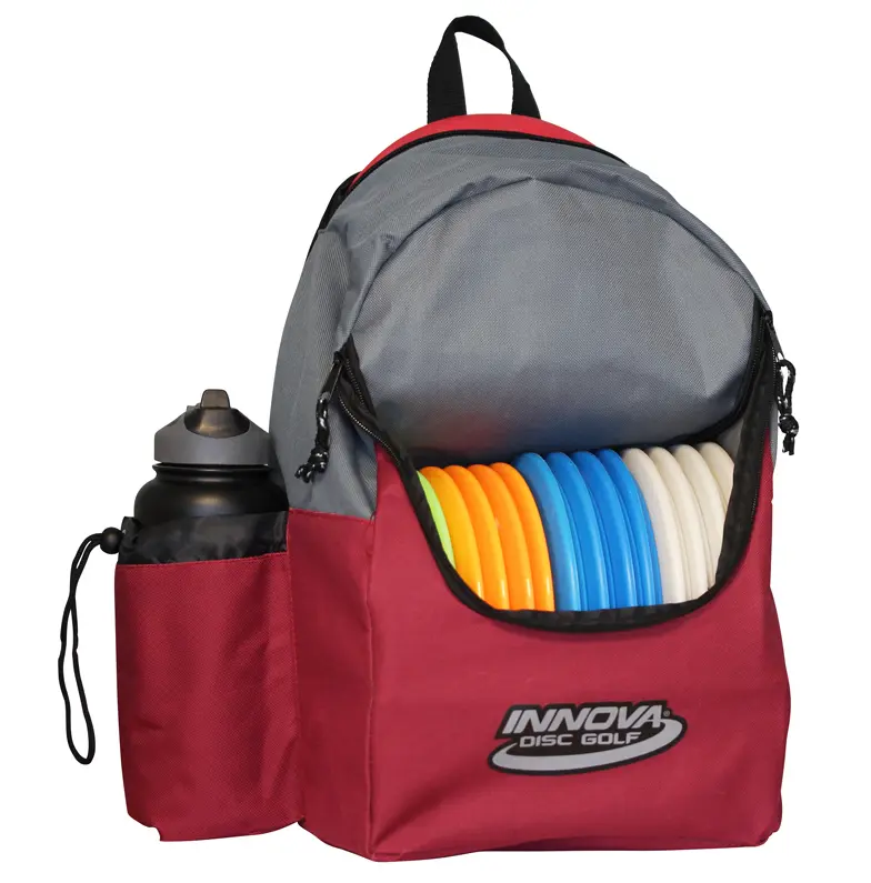 Innova Discover Backpack Discgolf Rød/Grå | Innova frisbeegolf sekk 