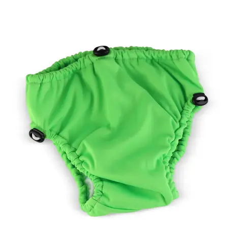 Aqua Nappy Klubben Badebleie Grønn | Justerbar strikk i midje og lår