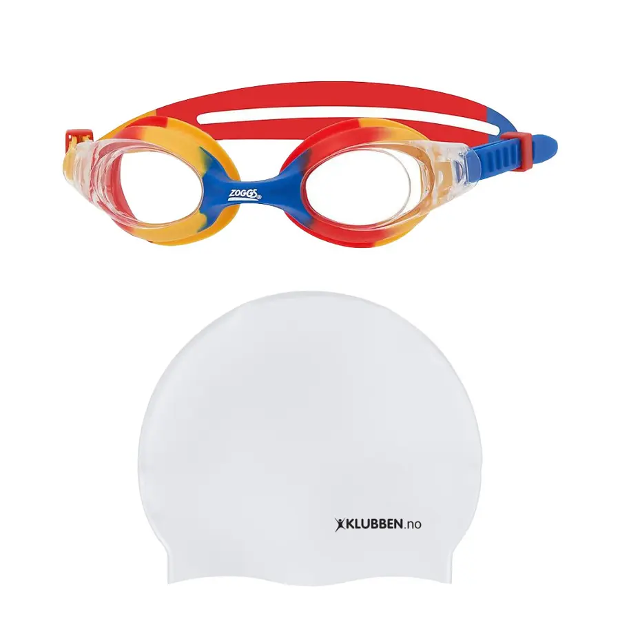 Svømmeutstyrspakke Junior Svømmebrille | Badehette 