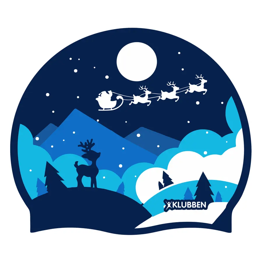 Klubben Badehette | Santa Night Silikon | Julehette 