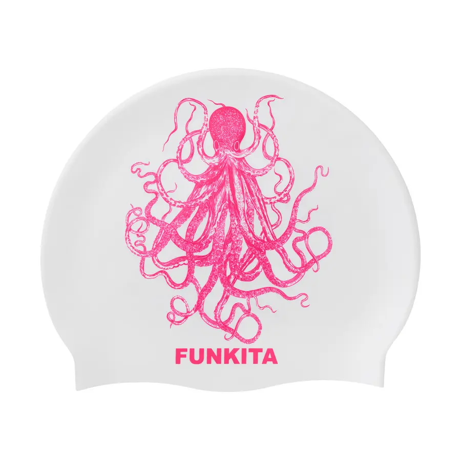 Funkita Badehette Silikon | Octomus Pink 
