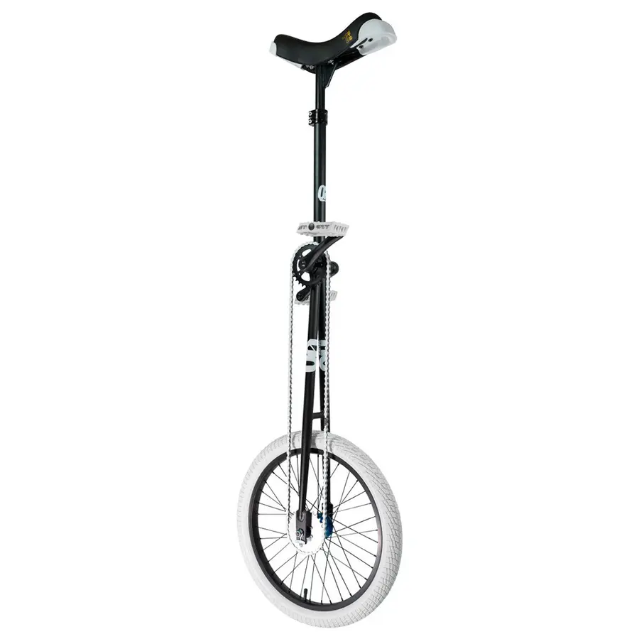 Enhjulssykkel Qu-Ax Giraff 20 | Svart Aluminium | Min. benlengde: 68 cm 