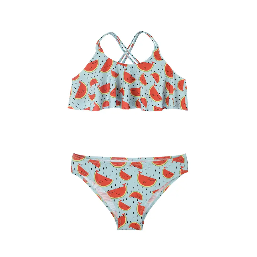 Watermelon Bikini 104-110cm Slipstop | Flerfarget | Polyamid/Elastan 