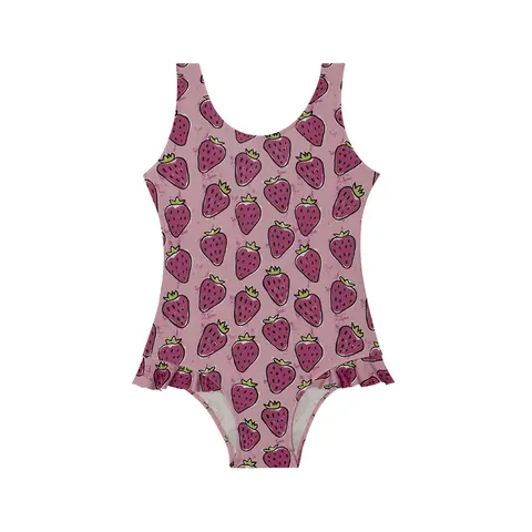 Strawberry Badedrakt Slipstop | Rosa | Polyester/Elastan