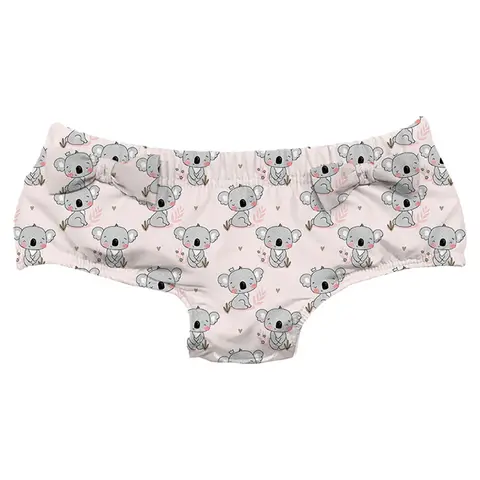 Blissful Nappy Badebukse Slipstop | Rosa/Grå | 6-24 mnd