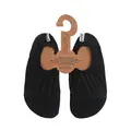 Slipstop Antisklisokker Black Jr L Basic gymsokker barn