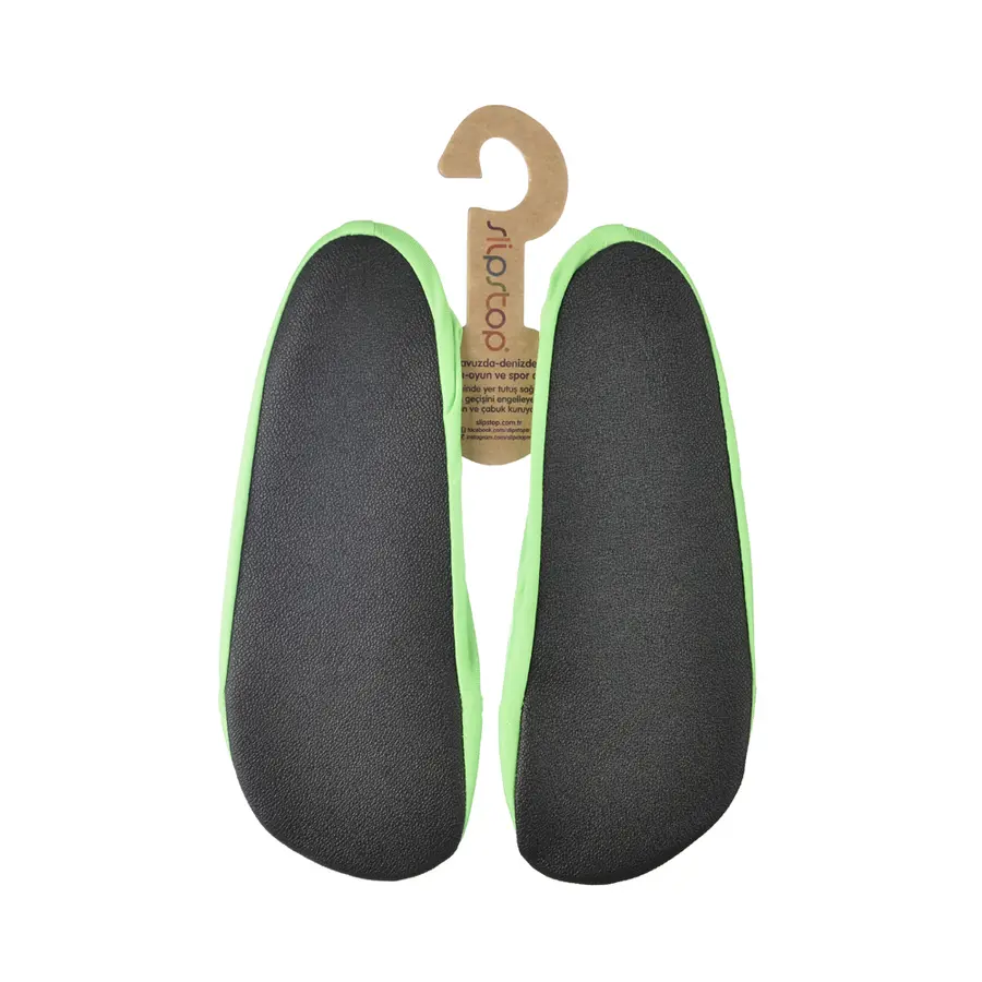 Slipstop Antisklisokker Neon Green XS Allsidige gymsokker voksen 