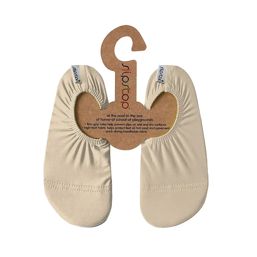 Slipstop Antisklisokker Beige Jr L Allsidige gymsokker barn 