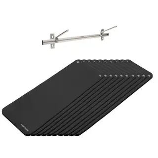 Treningsmatter Klubben Club (10) 180x60x1,5 cm | Med veggoppheng