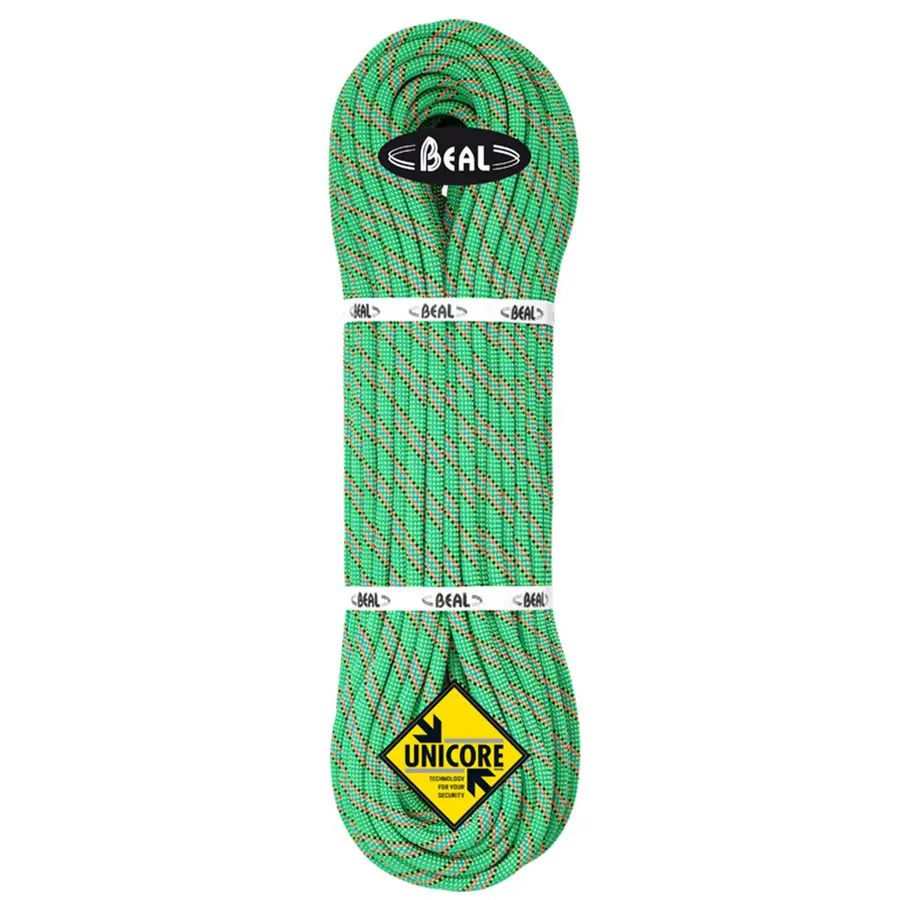 Klatretau Beal TIGER 10mmx60m DRY | Dynamisk enkelttua | Grønn 