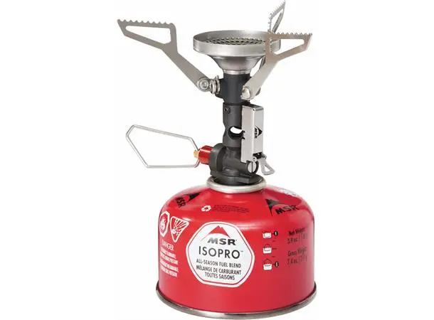 MSR Brenner Pocket Rocket DLX Toppmontert gassbrenner med Piezo tenner 