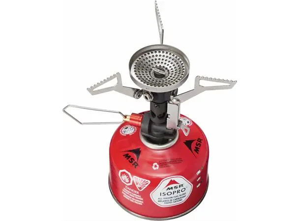 MSR Brenner Pocket Rocket DLX Toppmontert gassbrenner med Piezo tenner 