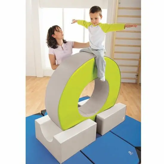 Skummodul | Sirkel i skum Diameter 120 cm | grønn/ivory 