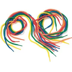 Sn&#248;rer til perler Flerfarget 12 stk