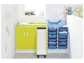 Stellematte til store stellebord 100 x 70 x 4 cm | Gul