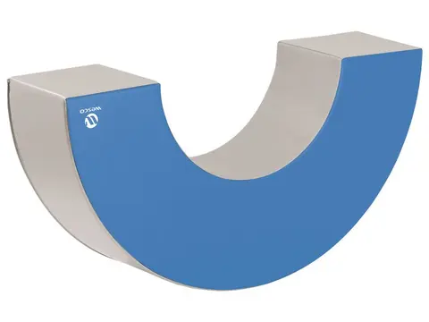 Skummodul | Halvsirkel i skum Diameter 120 cm | Bl&#229;