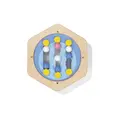 Veggpanel Hexagon Kuler 48 x 54 x 7 cm