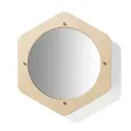 Veggpanel Hexagon Speil 48 x 54 x 7 cm