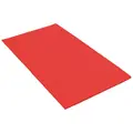 Lekematte 200 x 100 x 2 cm | Rød Matte med borrelås og antiskliunderlag