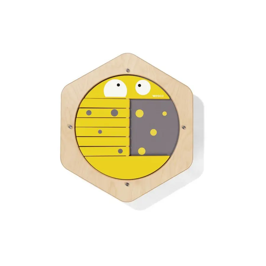 Veggpanel Hexagon Sommerfugl 48 x 54 x 7 cm 