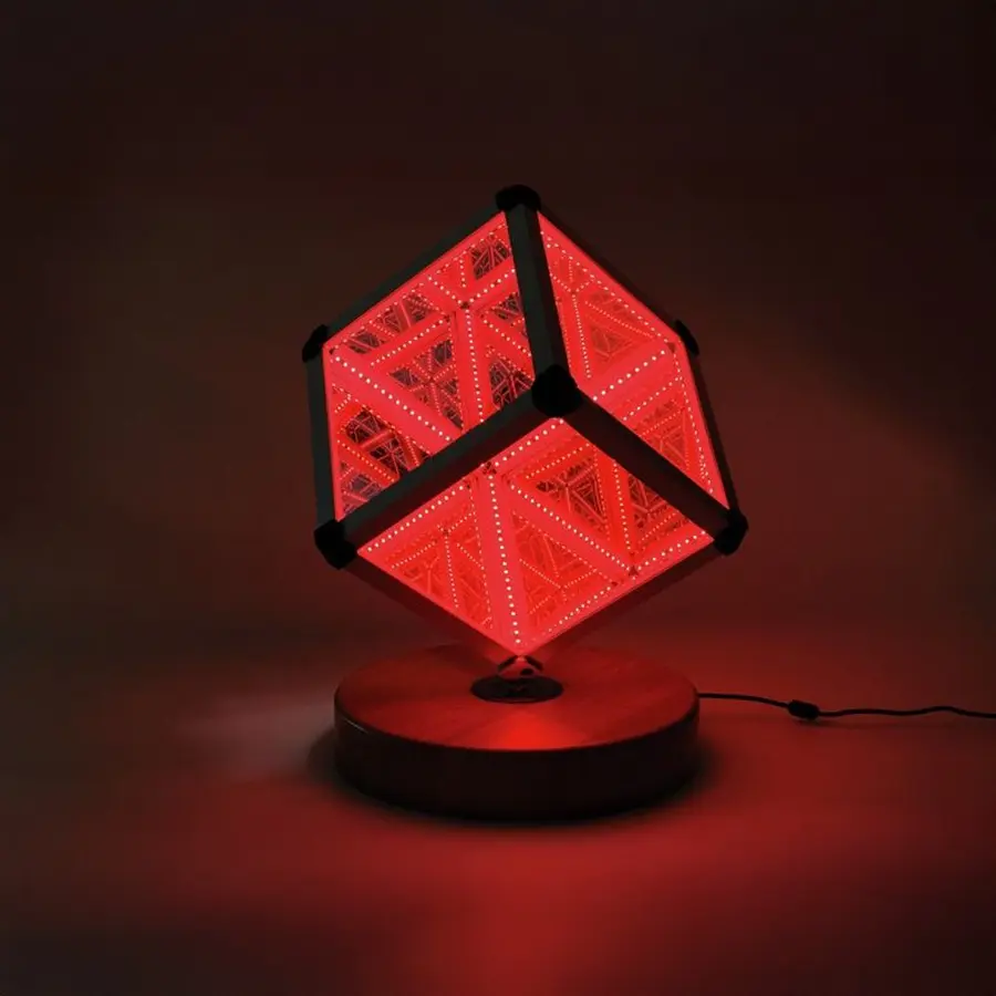 Lyskube LED 360 grader Visuell 