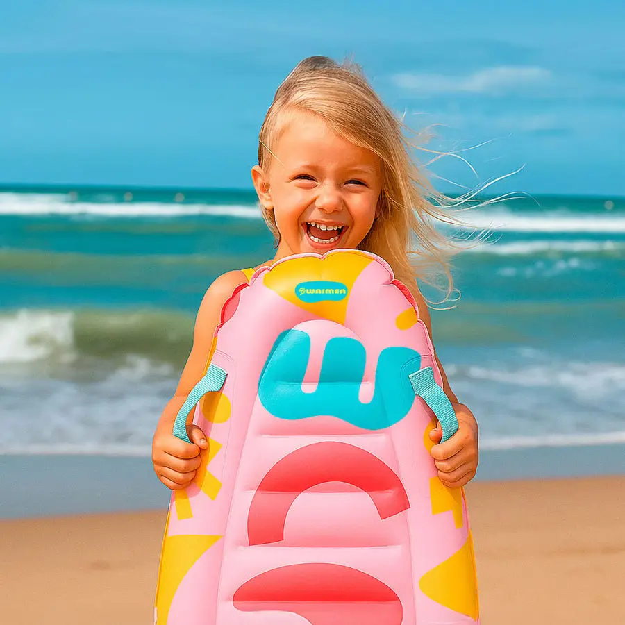Bodyboard for barn 70 cm Lys rosa 