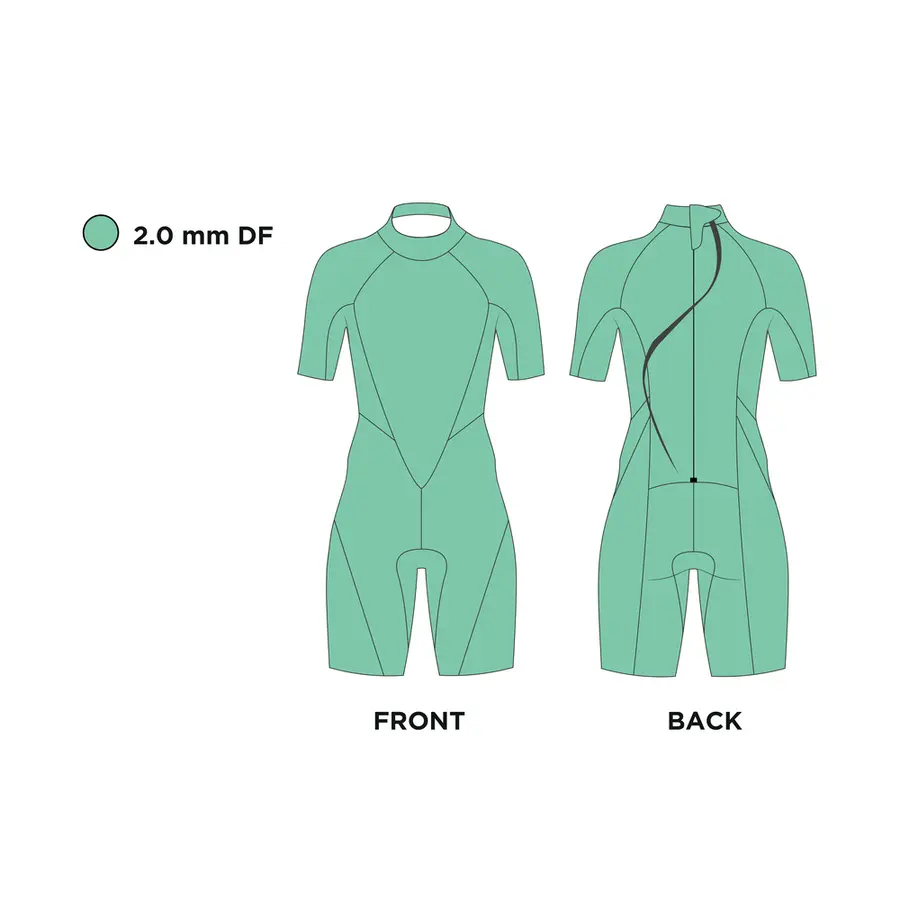 Våtdrakt RECON Tour Shorty | Dame S Zoggs | Open Water 